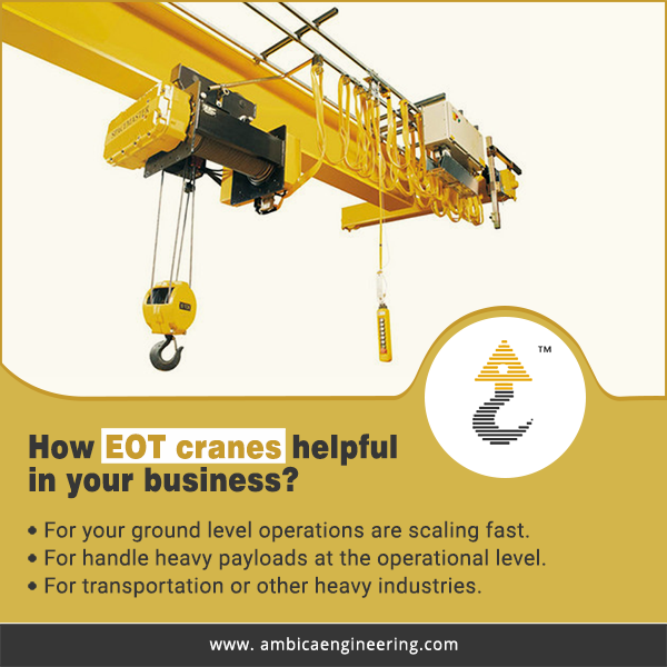 EOT crane gantry crane manufacturers in Ahmedabad