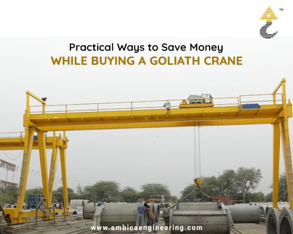 Practical Ways to Save Money while Buying a Goliath Crane