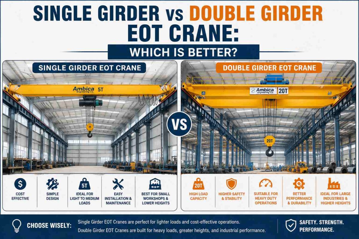 Single Girder vs Double Girder EOT Crane