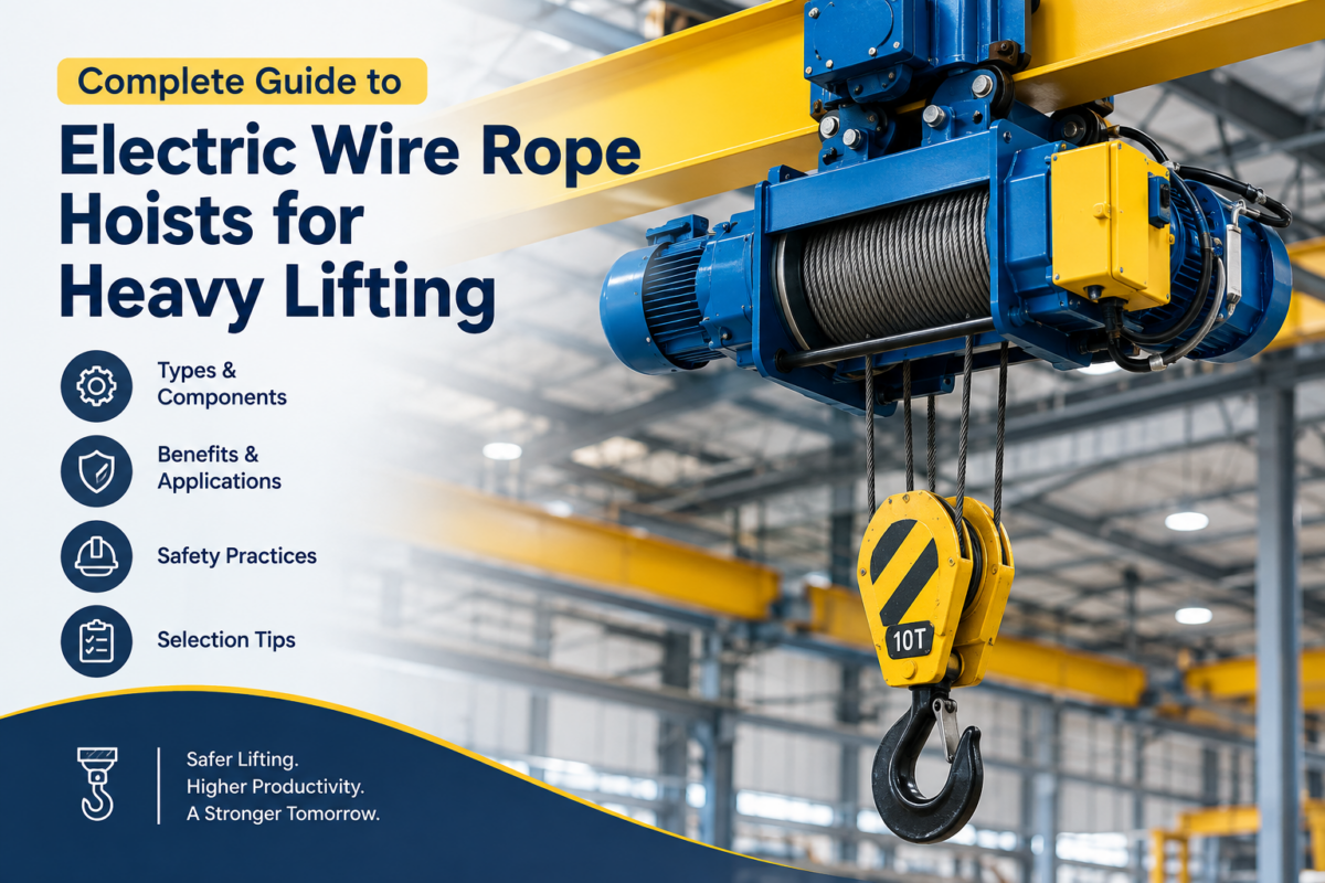Complete Guide to Electric Wire Rope Hoists for Heavy Lifting