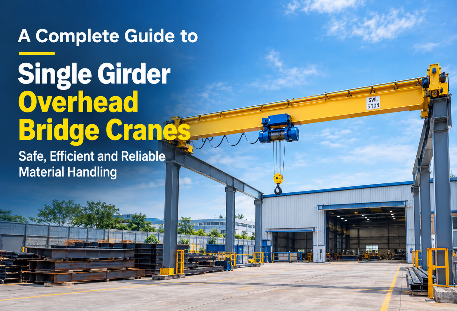 A Complete Guide to Single Girder Overhead Bridge Cranes