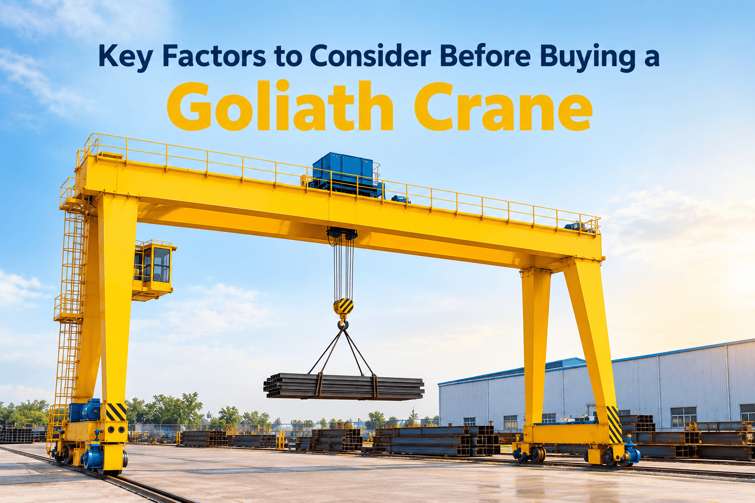Key Factors to Consider Before Buying a Goliath Crane